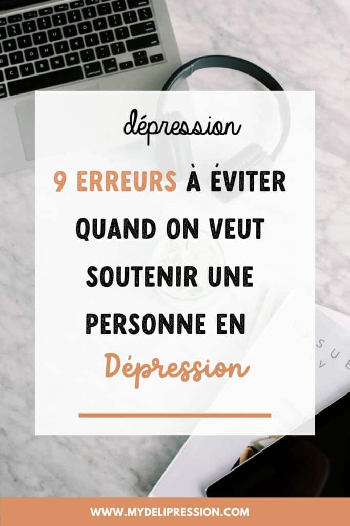 soutenir une personne en dépression
