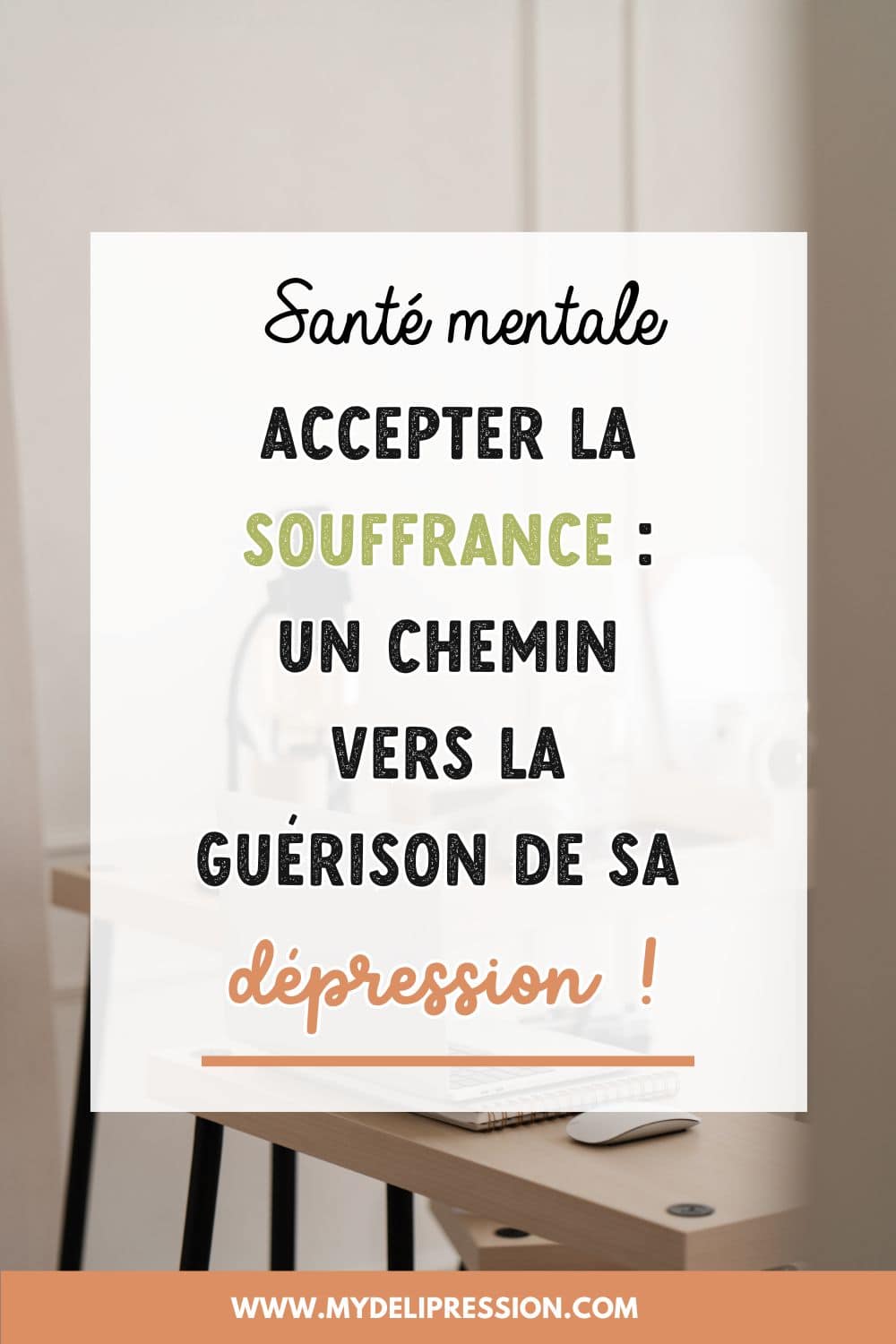 Dépression et souffrance apprendre à accepter et à être en paix