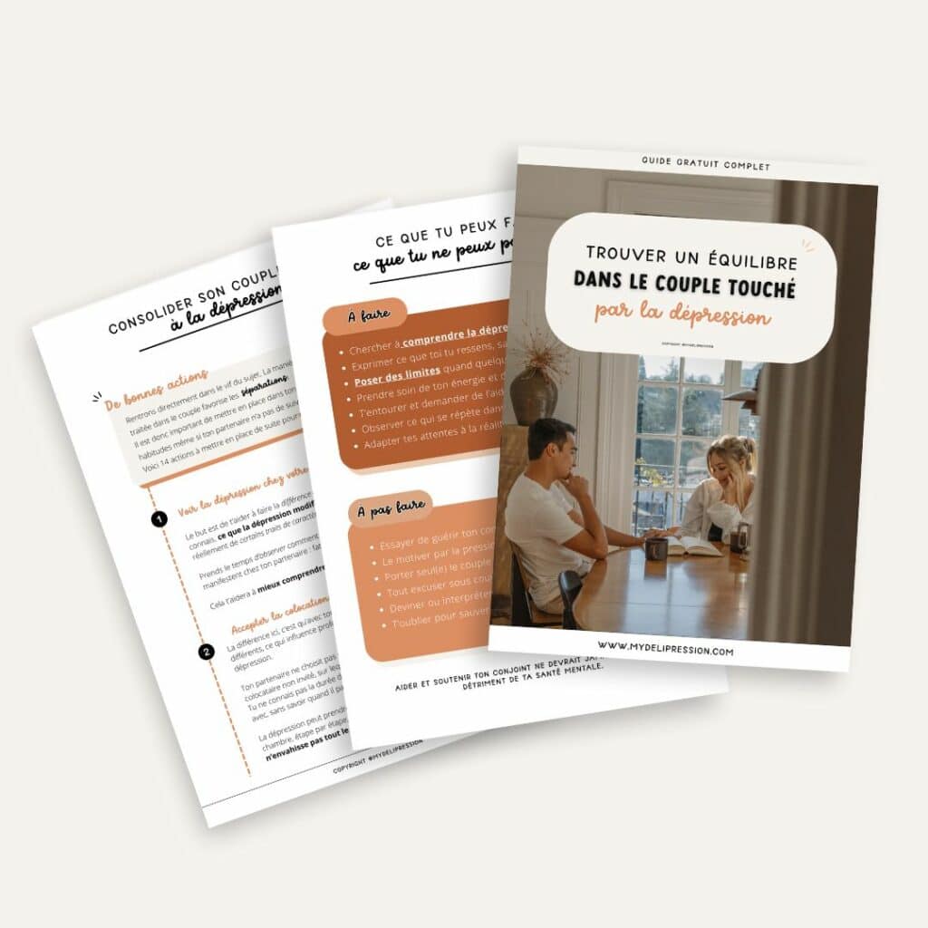 Mon conjoint est en dépression