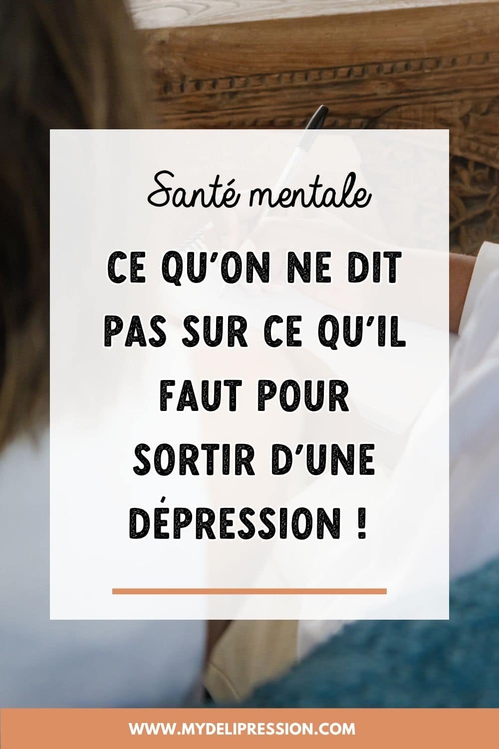 comment sortir d'une dépression